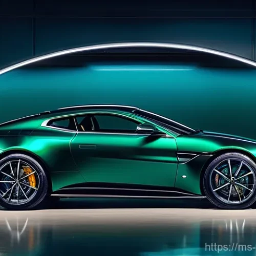 Home 23 애스턴마틴 Vantage 하이브리드의 보험료 - **Aesthetic Luxury and Hybrid Power:**
"A sleek, low-angle shot of an Aston Martin Vantage Hybri...